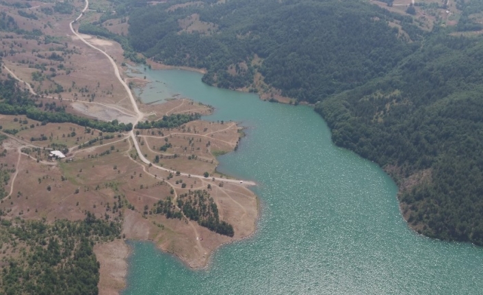Bursa’nın barajlarına drone ile kontrol