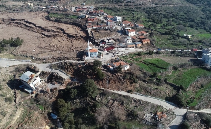 Heyelan alanı afet bölgesi kabul edildi