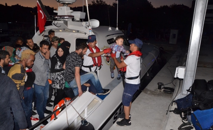İzmir’de 42 düzensiz göçmen yakalandı