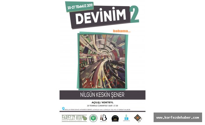 Nilgün Keskin Şener’in 6. kişisel sergisi Altınoluk Abdullah Efendi Konağı’nda