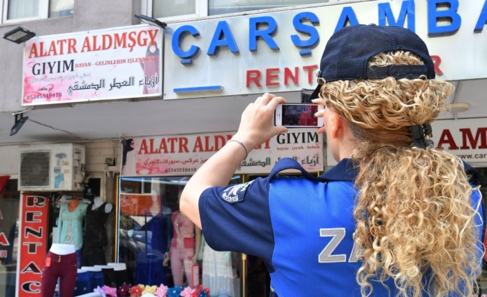 Osmangazi’de yabancı tabelalara sıkı takip