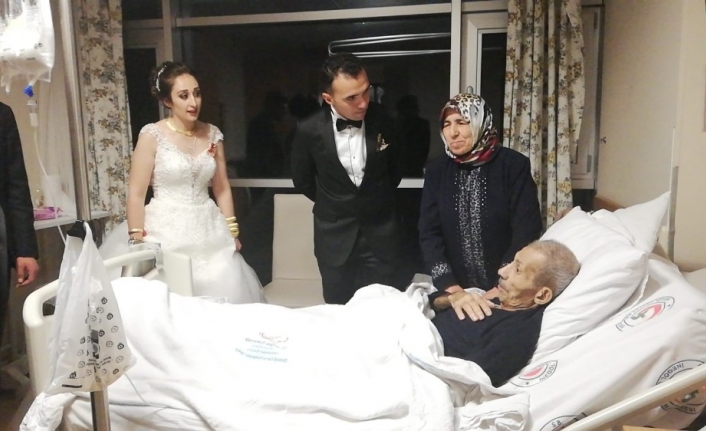 Vefalı damat düğün sonrası soluğu hastanede aldı