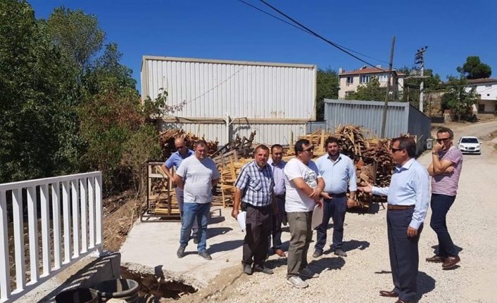 Çan’da köprü inşaatı teslim alınarak hizmete açıldı