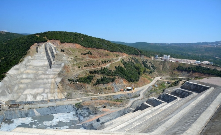 Gölecik barajı inşaatı hızla devam ediyor