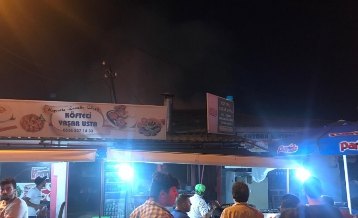 Kepsut’ta ev yangını