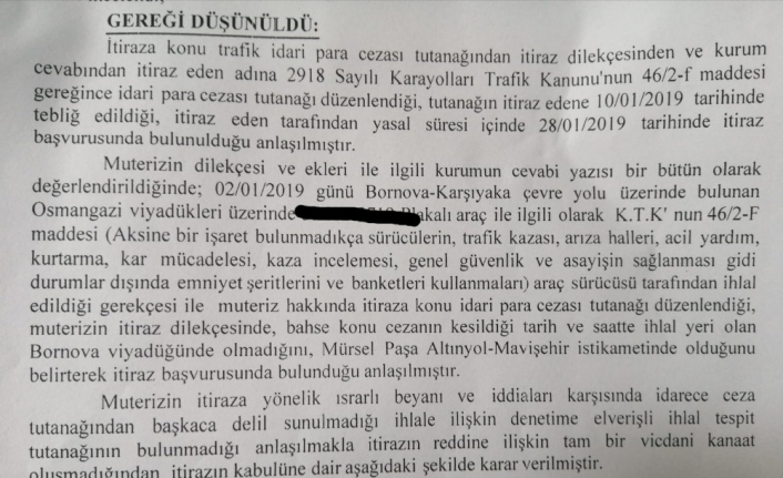 Birçok sürücüyü ilgilendiren emsal karar