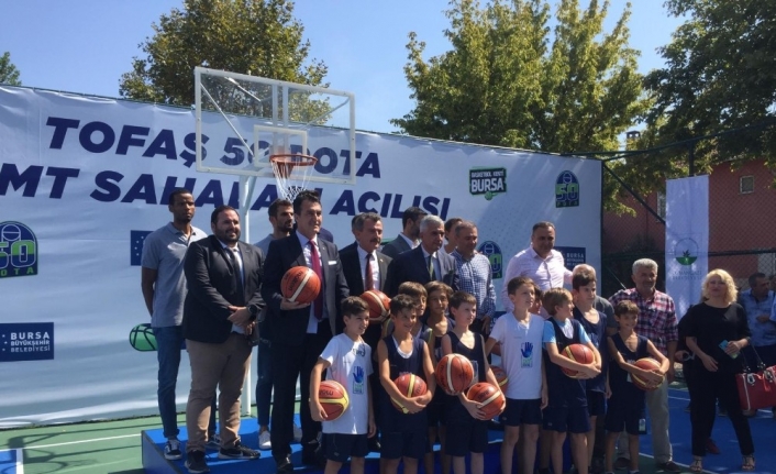 Bursa’ya 50 basketbol sahası