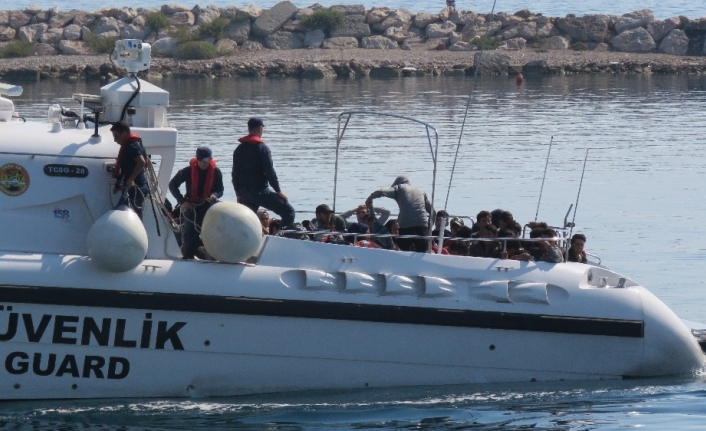 Çanakkale’de 102 düzensiz göçmen yakalandı