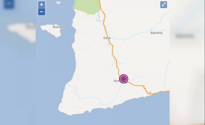 Çanakkale’de 3.1 büyüklüğünde deprem