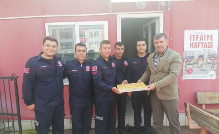 Cankul, İtfaiyecilerin gününü kutladı