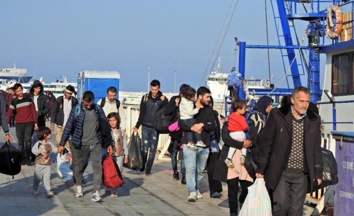 Çeşme’de 183 düzensiz göçmen yakalandı