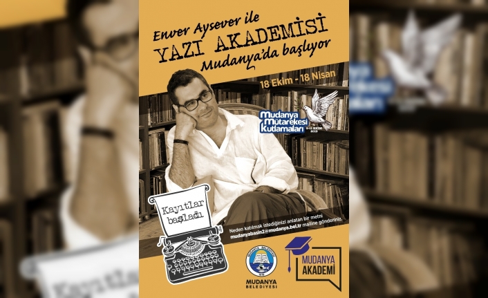 Enver Aysever ile “Yazı Akademisi” Mudanya’da başlıyor