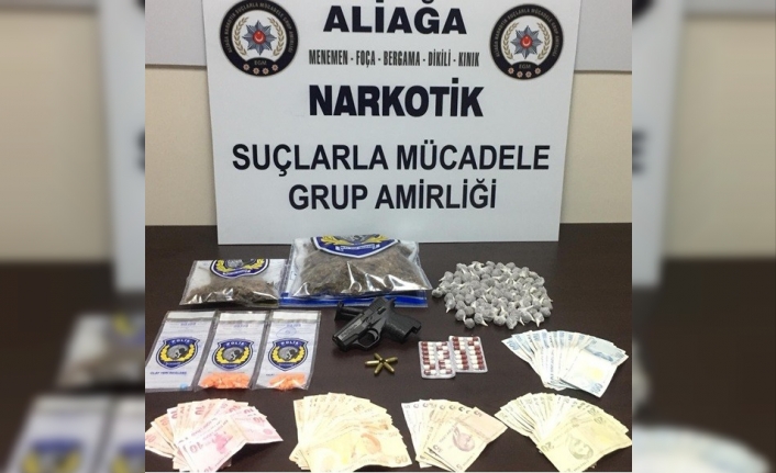 Aliağa’da narkotik operasyonu