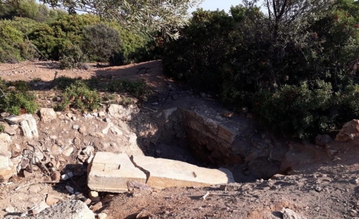 Balık Adası’nda kaçak tarihi eser kazısı yapıldığı iddiası