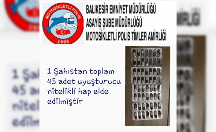 Balıkesir polisi uyuşturucuya geçit vermiyor