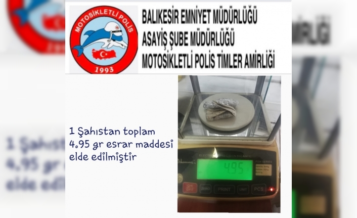 Balıkesir polisinden asayiş uygulaması