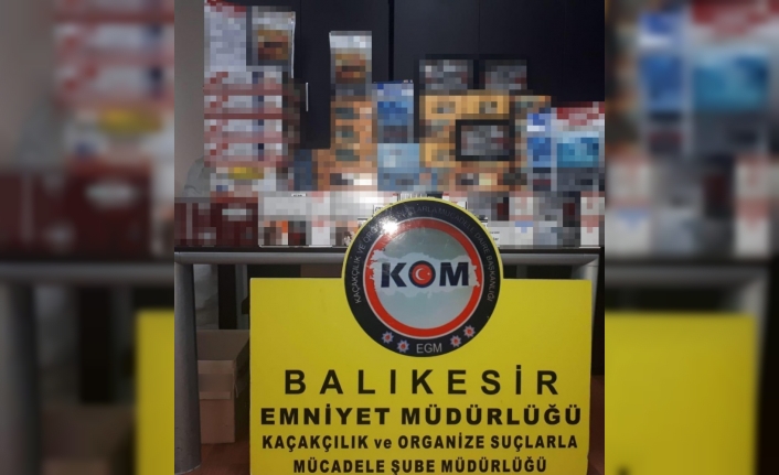 Balıkesir’de kargoyla tütün kaçakçılığına operasyon