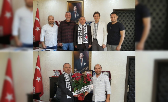 Beşiktaşlılar Kaymakam Öner’i ziyaret etti