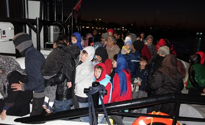 Çanakkale’de 96 düzensiz göçmen yakalandı