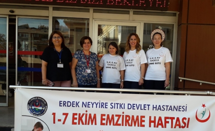 Erdek’te anne sütünün önemi anlatıldı