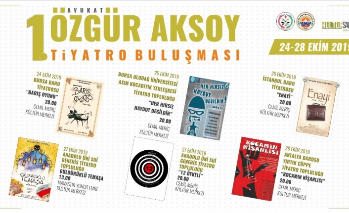 Özgür Aksoy Tiyatro Buluşması başlıyor