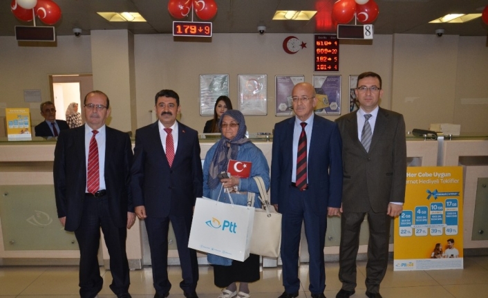 PTT’den 179. müşteriye kuruluş yıl dönümü hediyesi