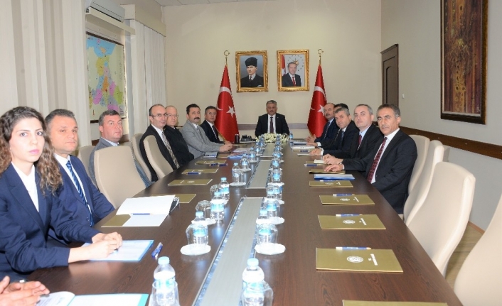 Üniversite güvenlik koordinasyon toplantısı yapıldı