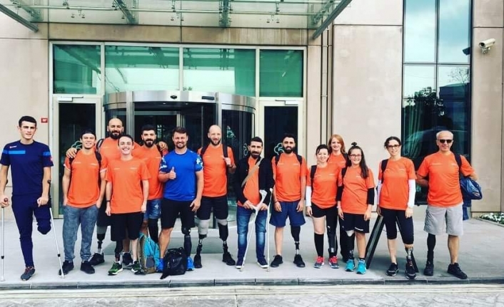 Bacaklarını kaybetti, azmini kaybetmedi