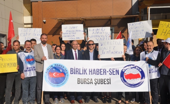 Bursa’da postacıların isyanı