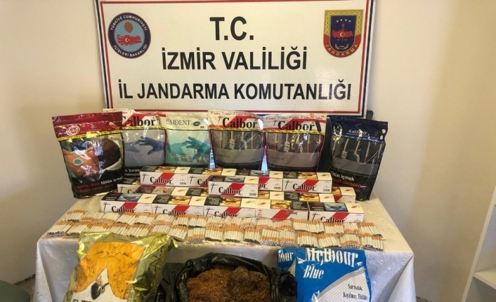 Jandarmadan kaçak tütün satışı yapanlara darbe