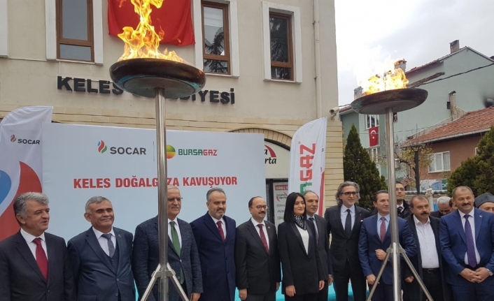 Keles’te doğalgaz sevinci