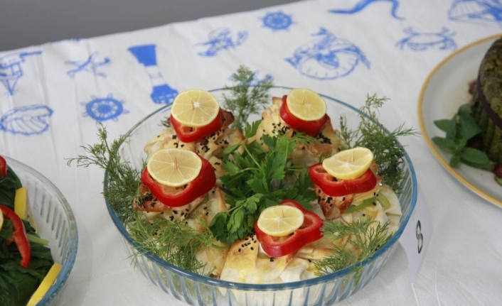 Zeytin yağlı yemekler yarıştı