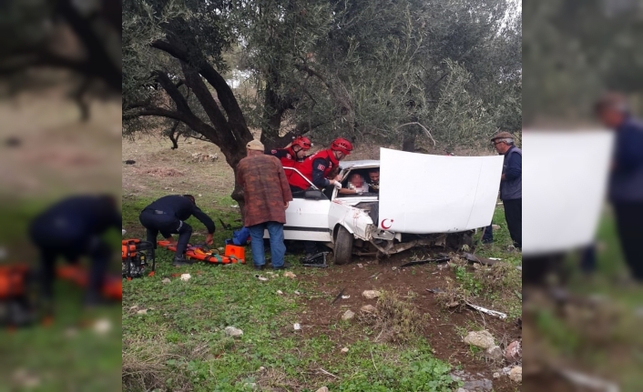 Balıkesir’de trafik kazası: 2 yaralı