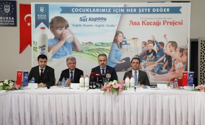Bursa’da çocuklara ücretsiz süt dağıtılacak