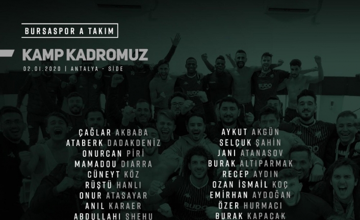 Bursaspor altyapıya yöneldi