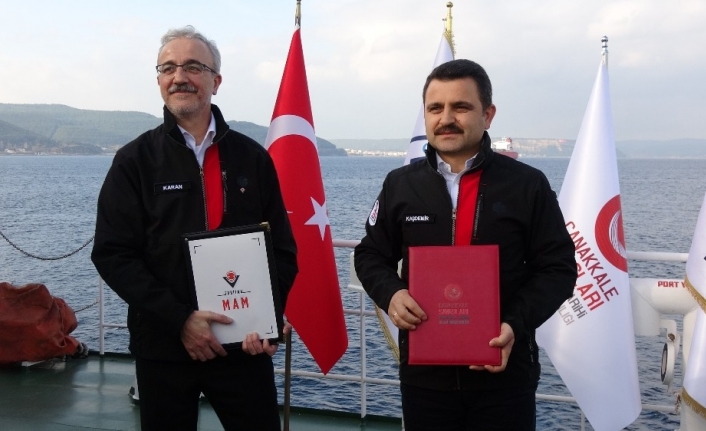 Çanakkale Boğazı’ndaki dalış turizmi için tarihi imza atıldı