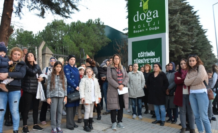 Doğa Koleji’nde eylemler bitmiyor... Veliler çocukları için gelecek kaygısı taşıyor