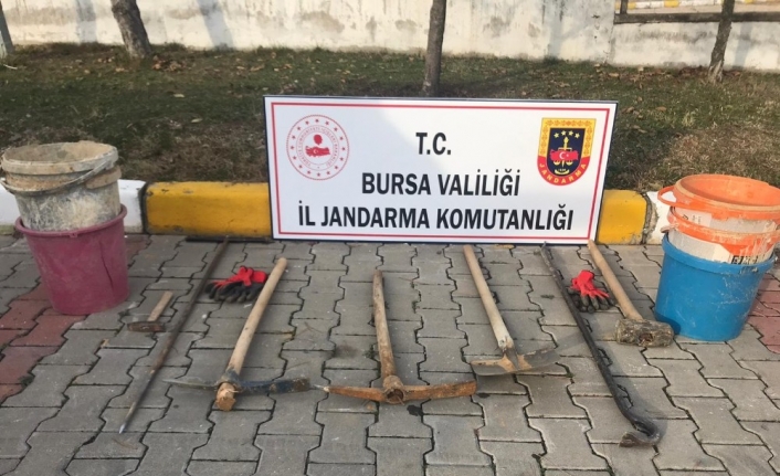 Jandarma suçüstü yaptı