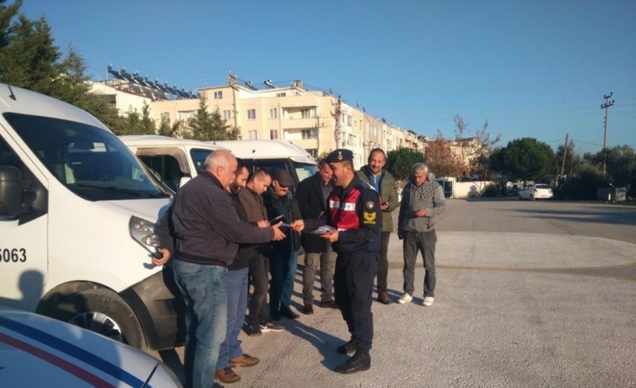 Jandarmadan servis şoförlerine eğitim