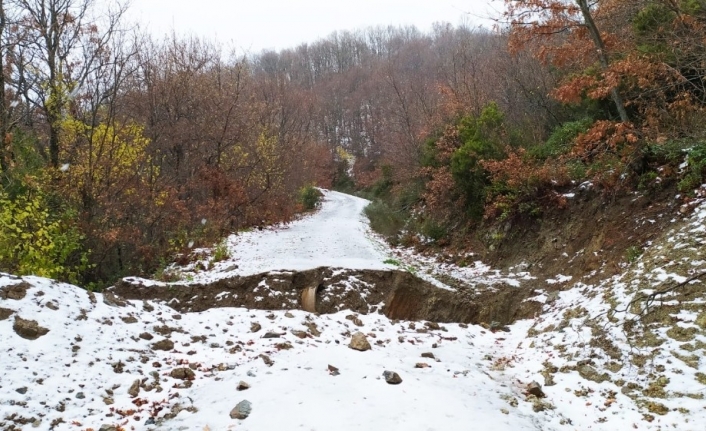 Kapıdağ’a yılın ilk karı yağdı