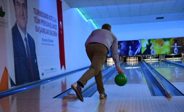 Osmangazi personelinin bowling heyecanı