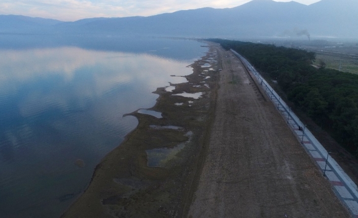 (Özel) Gölbaşı’nın ardından İznik Gölü’nü de kuraklık vurdu