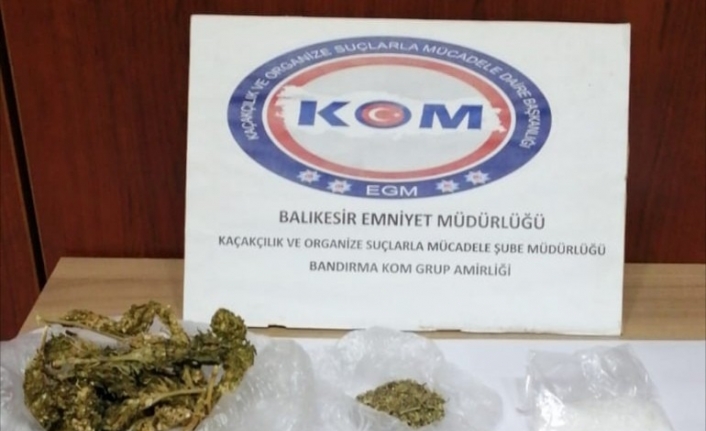 Polisten Edremit ve Bandırma’da uyuşturucu operasyonu