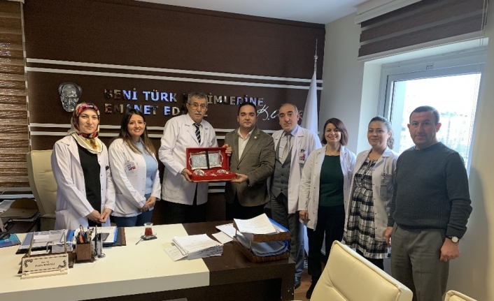 Sağlık-Sen’den Tire’ye tebrik ziyareti