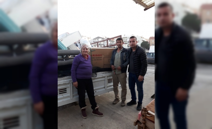 Şefkatli ellerden ihtiyaç sahiplerine soba ve kömür yardımı