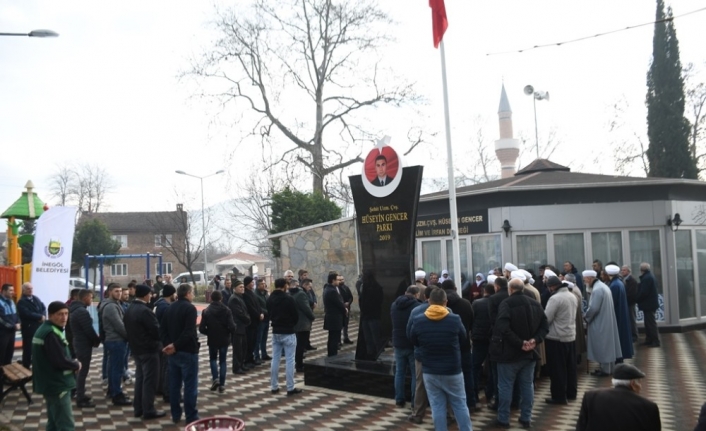 Şehit Hüseyin Gencer Parkı hizmete girdi