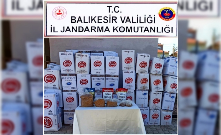 Sındırgı’da kaçak tütün operasyonu