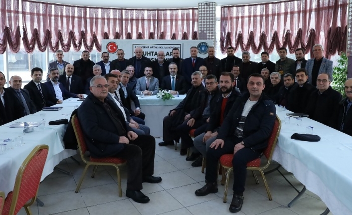 Aktaş muhtarları dinledi