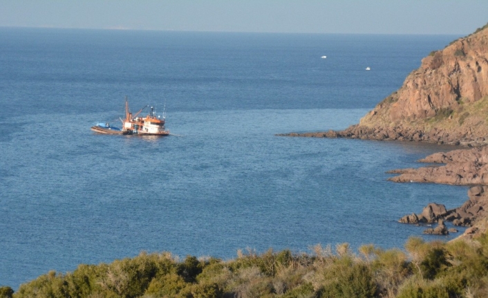 Çanakkale’de Gırgır Teknesi karaya oturdu