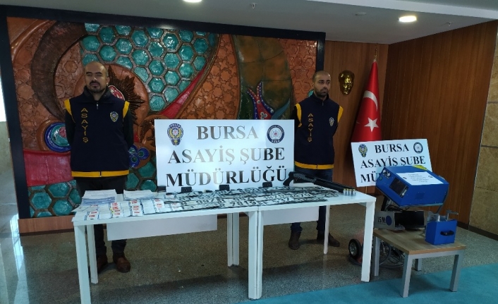 "Change" operasyonu Bursa emniyetini galeriye çevirdi